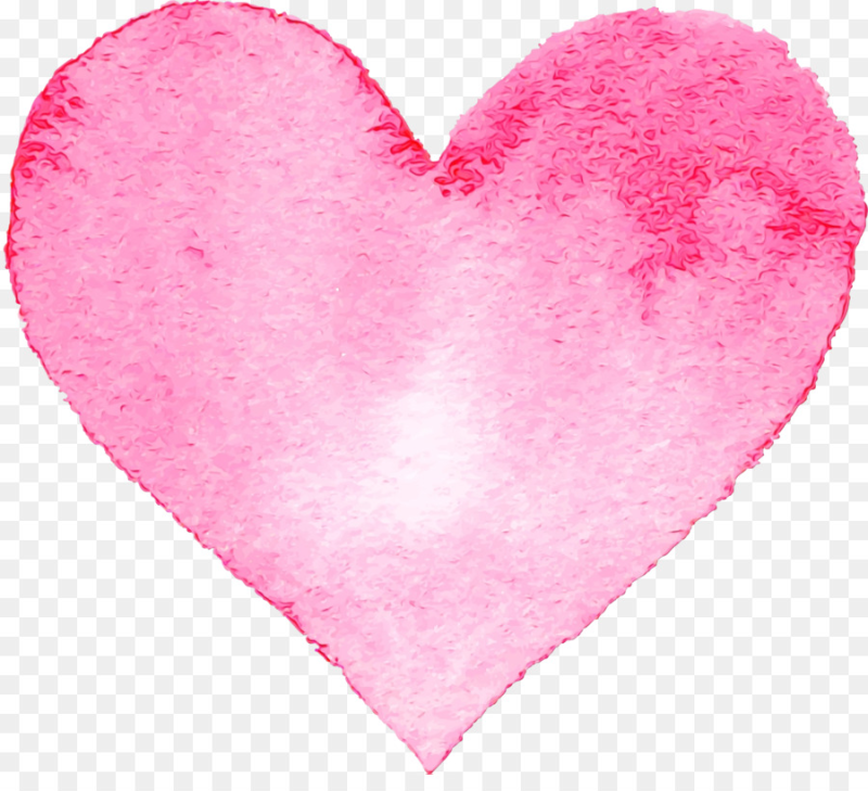 Розовое сердце