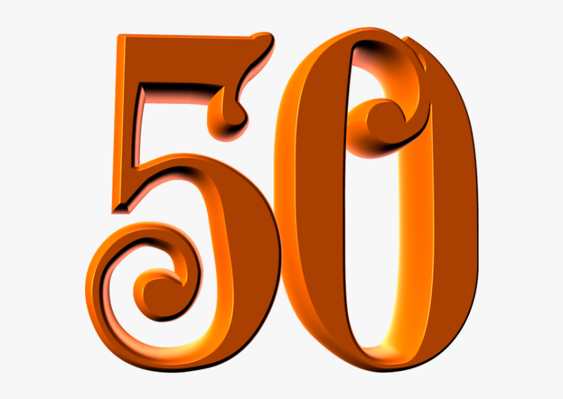 Красивая цифра 50