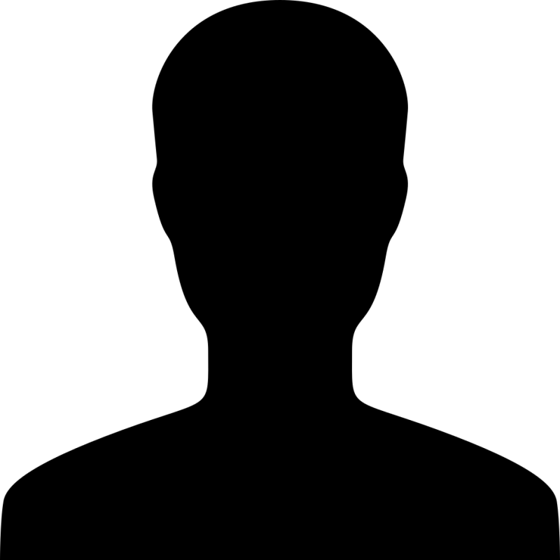 Мужской профиль силуэт