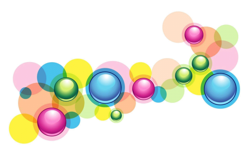 Абстракция на прозрачном фоне