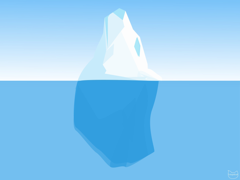 Айсберг рисунок