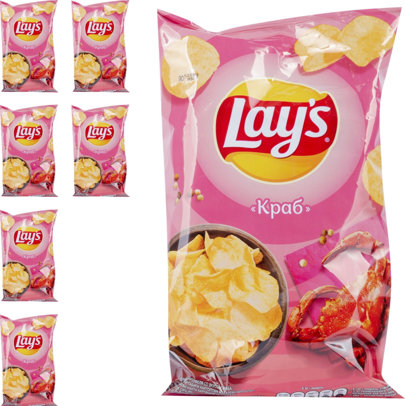 Чипсы lay's краб, 90гр