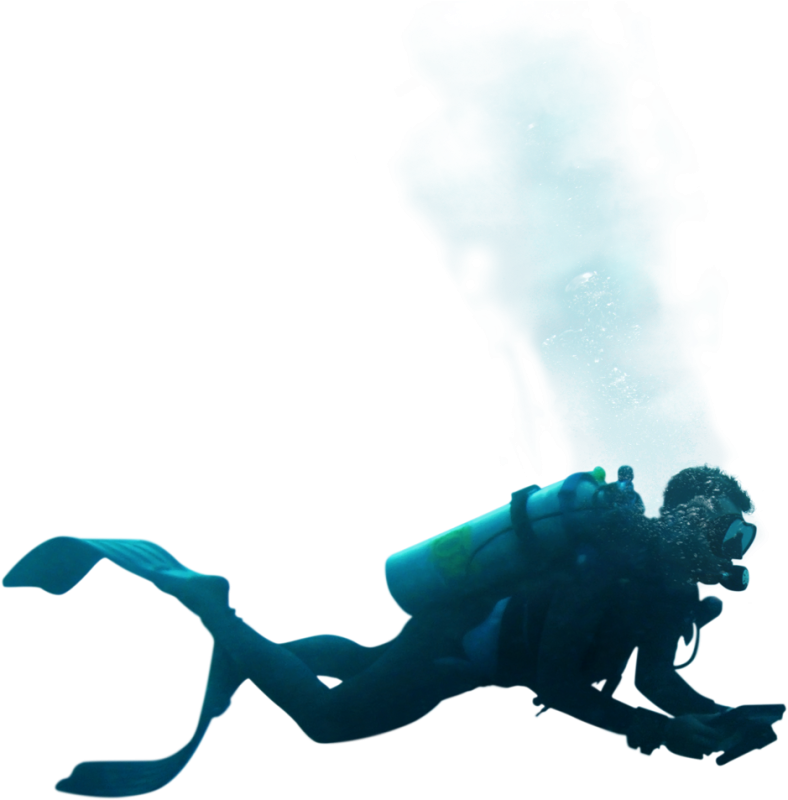 Дайвер без фона