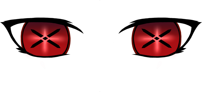 Злые глаза аниме