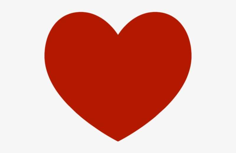 Сердце на прозрачном фоне