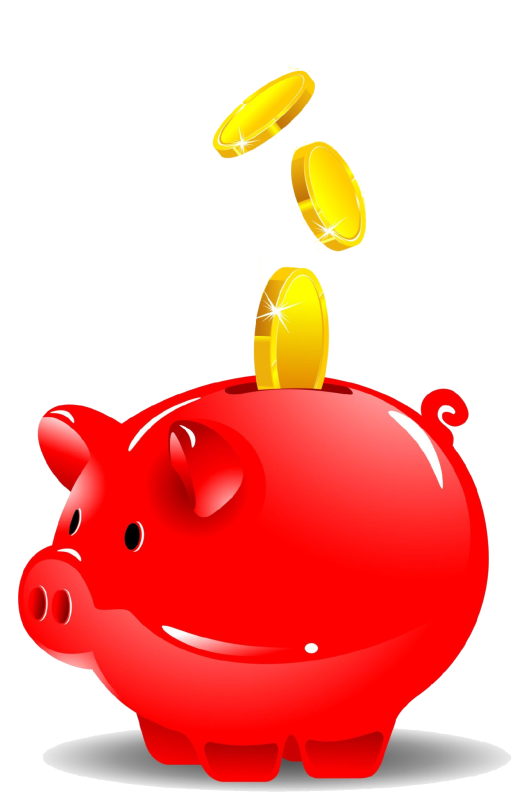 Ребенок и свинья копилка