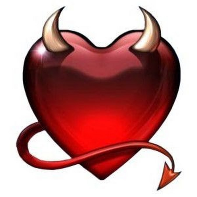 Сердце с рожками