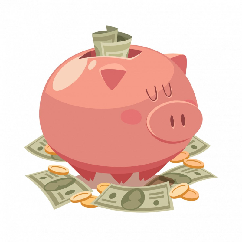 Хрюшка с деньгами