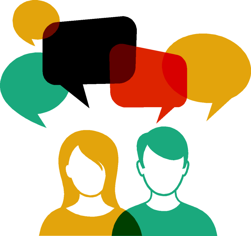 Векторные иллюстрации общение