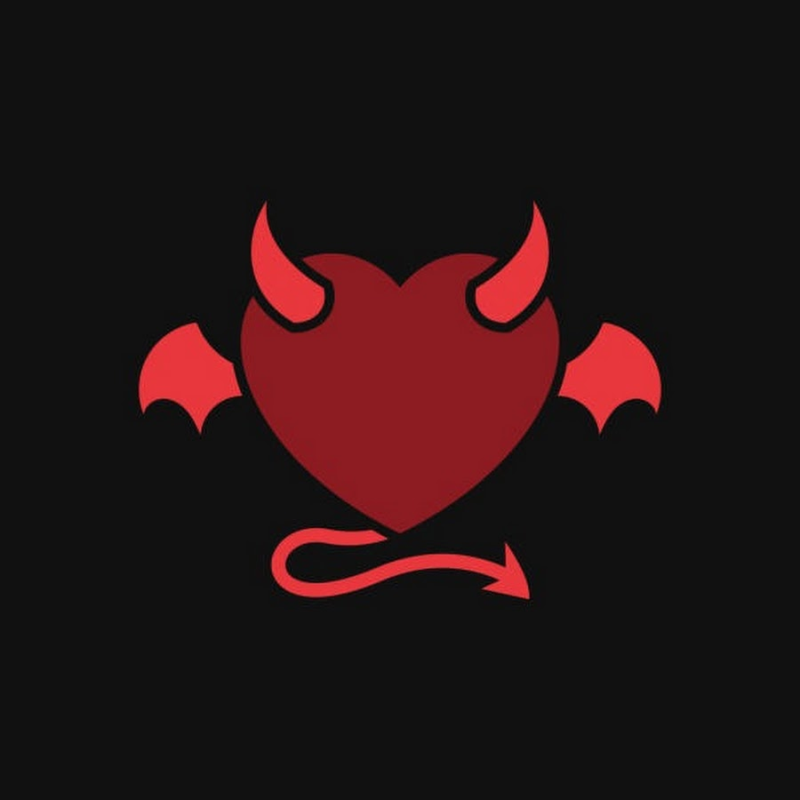 Сердце с рожками