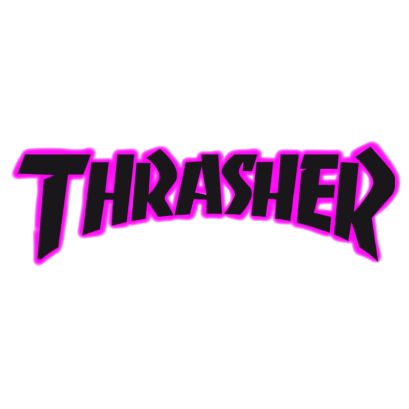 Розовая надпись Thrasher