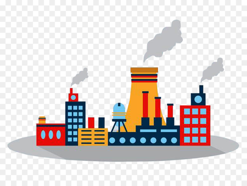 Завод иллюстрация