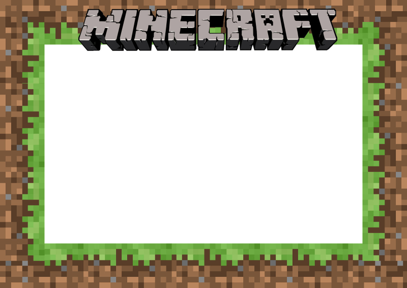 Шаблоны в стиле майнкрафт