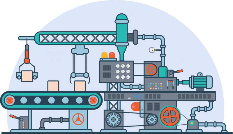 Завод рисунок