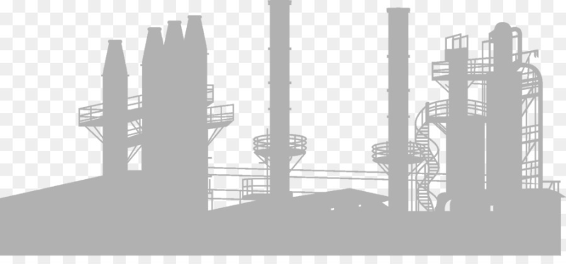 Промышленность на белом фоне