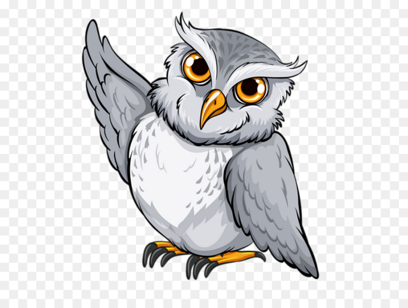 Филин мультяшный
