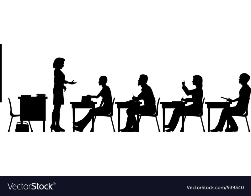 Силуэт преподавателя