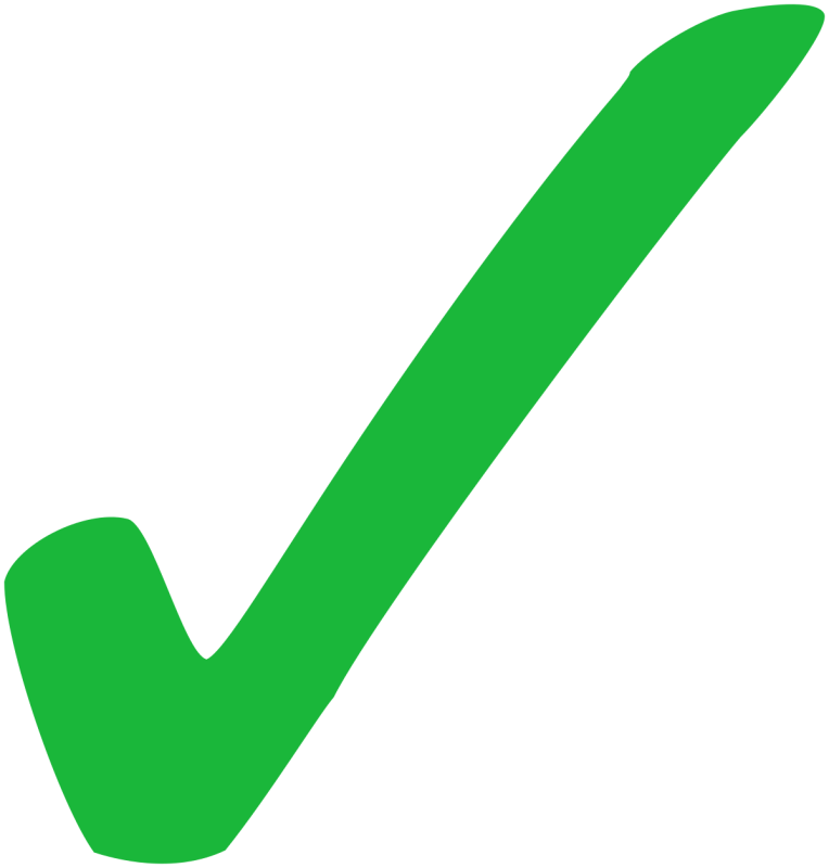 Зеленая галочка