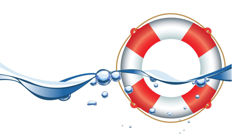 Спасательный круг для детей на прозрачном фоне