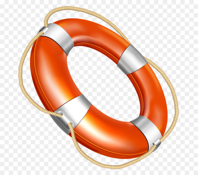 Спасательный круг на прозрачном фоне для фотошопа