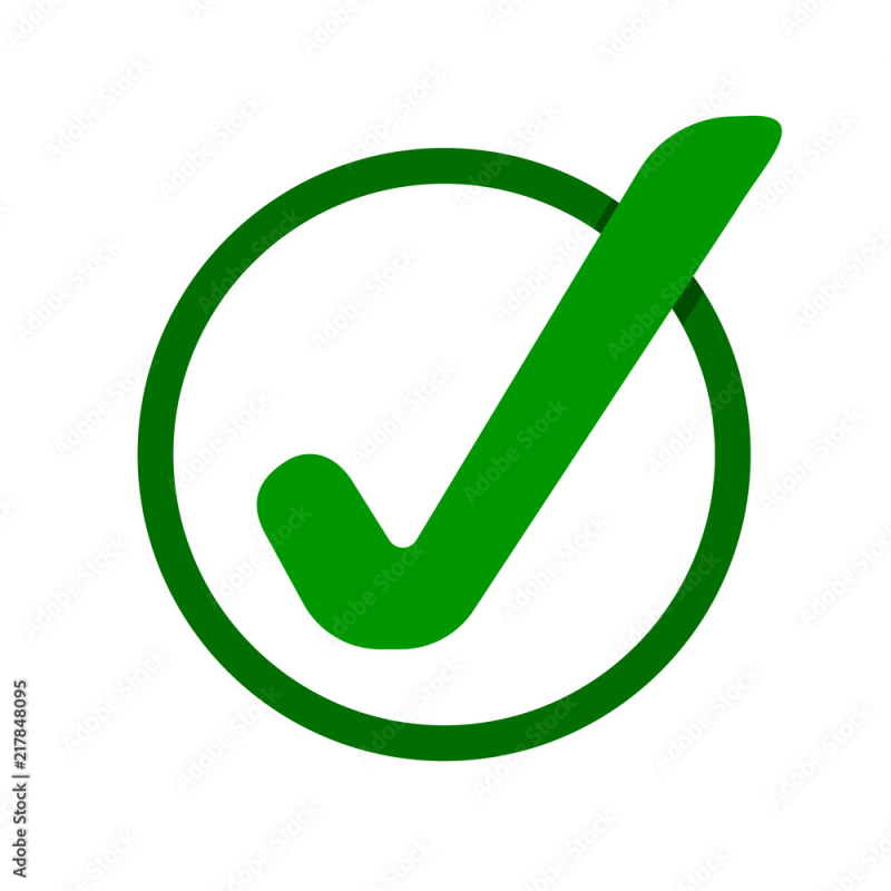 Зеленая галочка