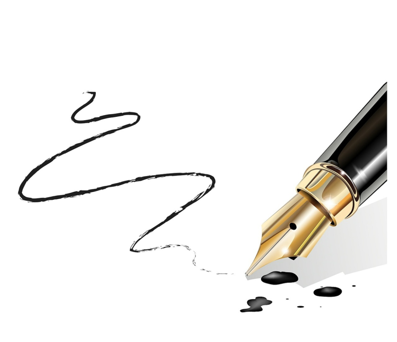 Ручка с чернилами