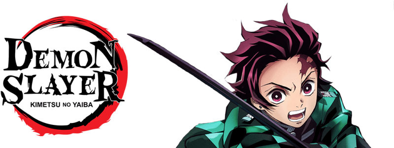 Аниме Demon Slayer: Kimetsu no Yaiba лого