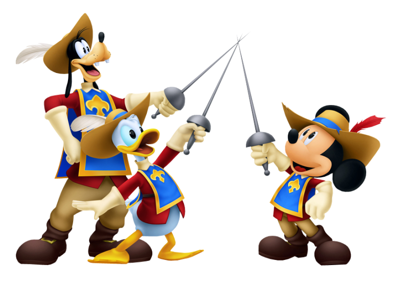 Три мушкетера Дисней