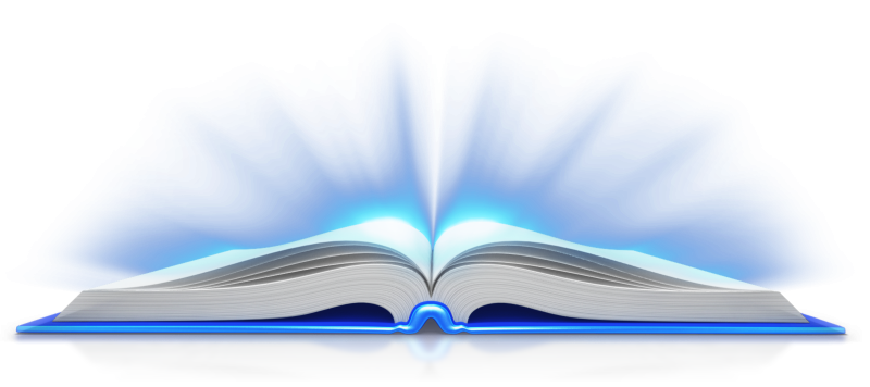Книга на прозрачном фоне