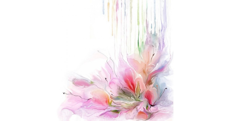 Картинки цветы акварель фон