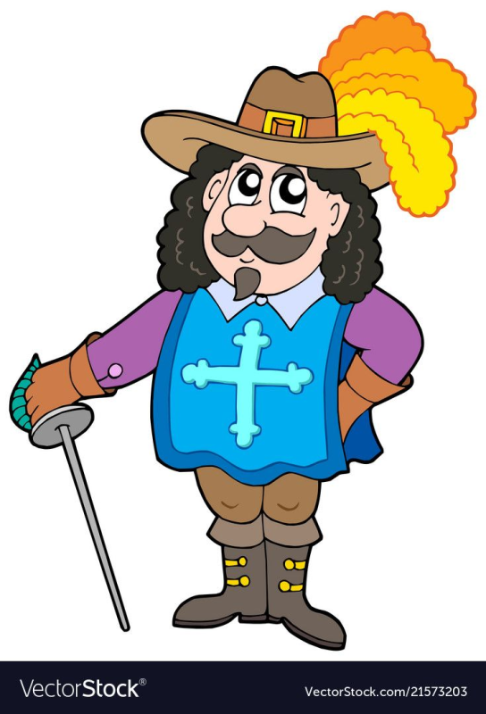 Мушкетер мультяшный