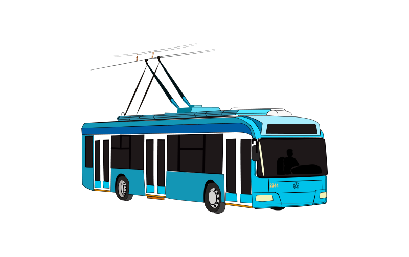 Троллейбус для детей