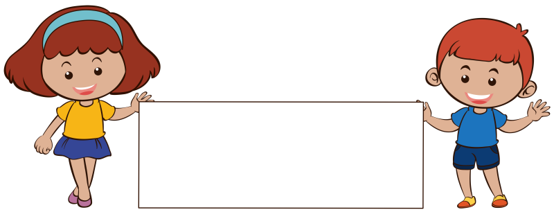 Мальчик с табличкой