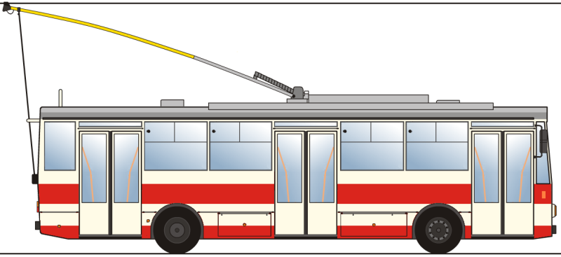 Троллейбус для дошкольников