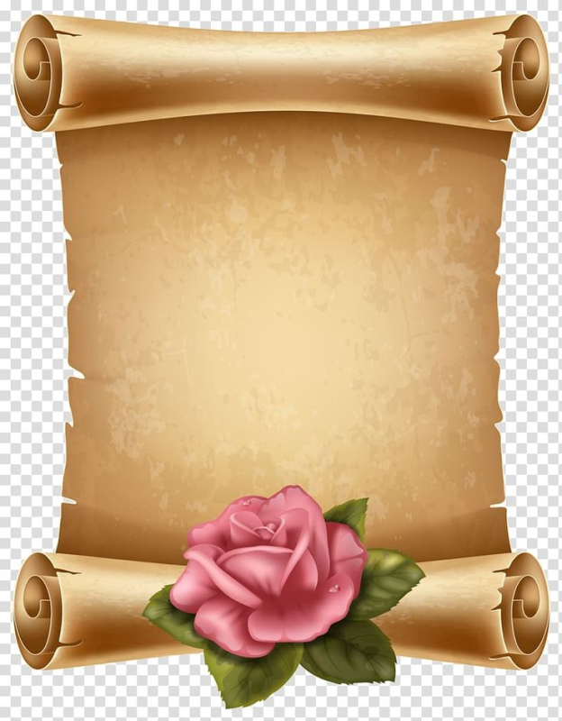 Свиток папируса сбоку