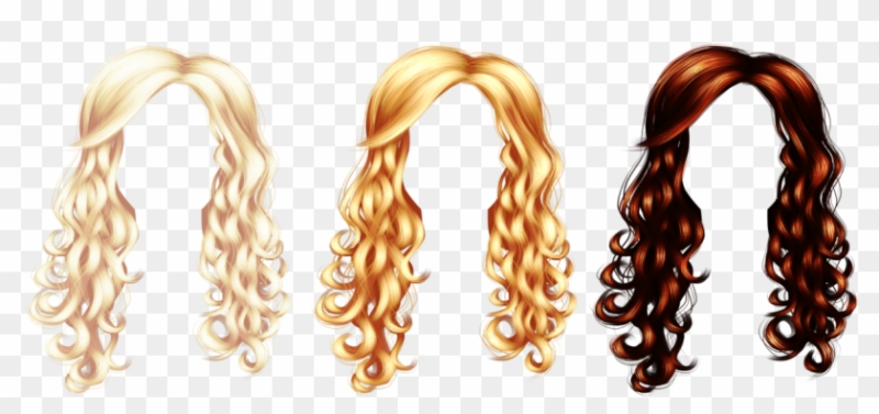 Парик на прозрачном фоне