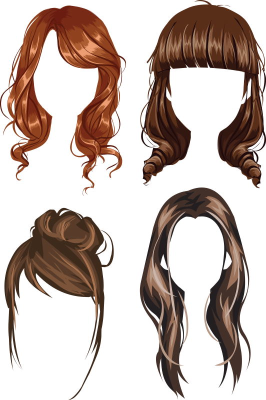 Мультяшные прически