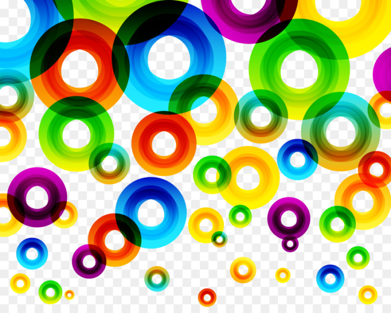 Цветные кружочки