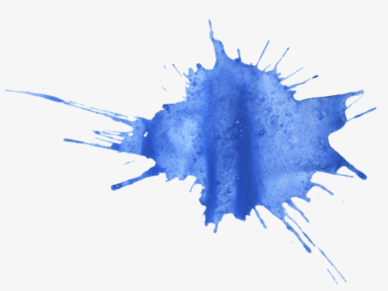 Клякса акварель