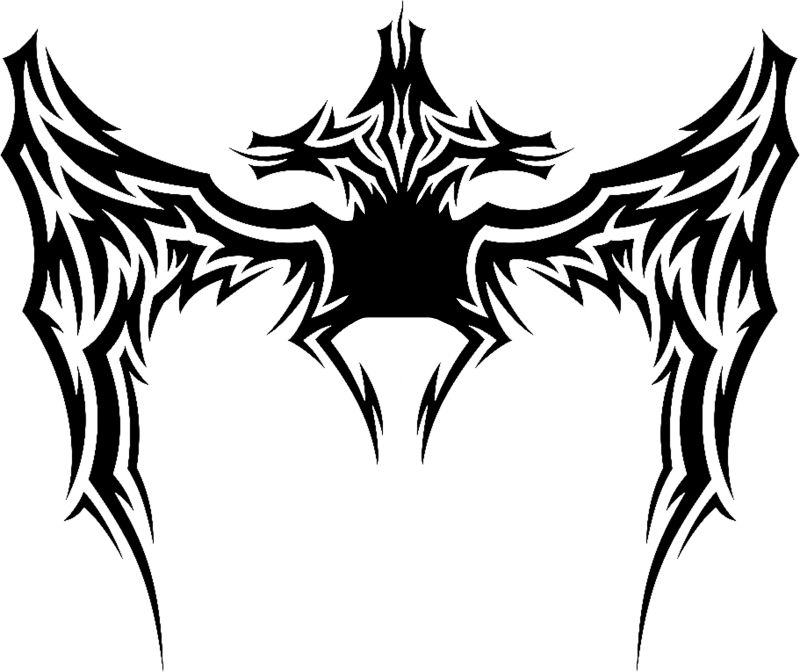 Тату на прозрачном фоне