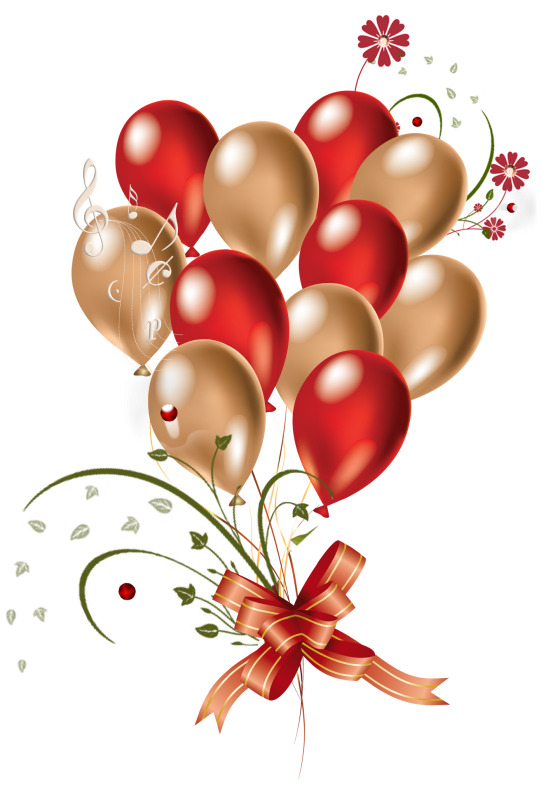 Шары клипарт на прозрачном фоне