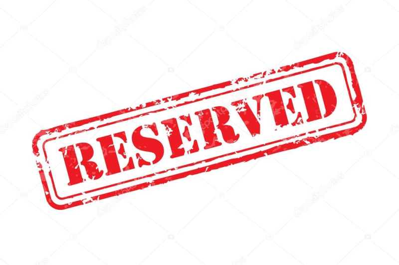 Товар зарезервирован