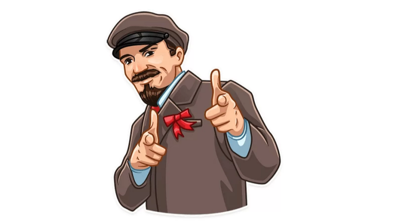 Стикеры с историческими личностями