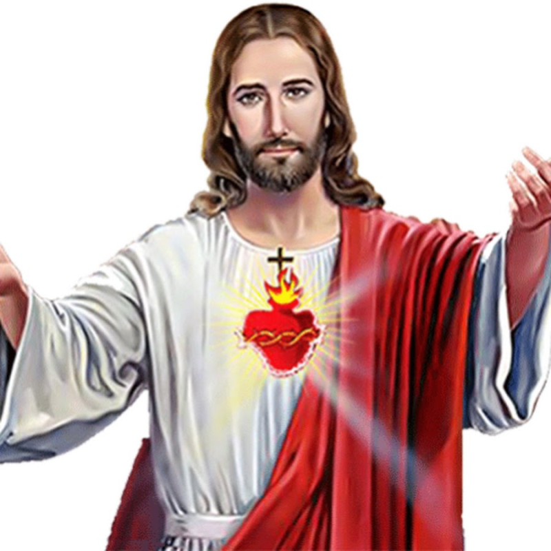 Бог на прозрачном фоне