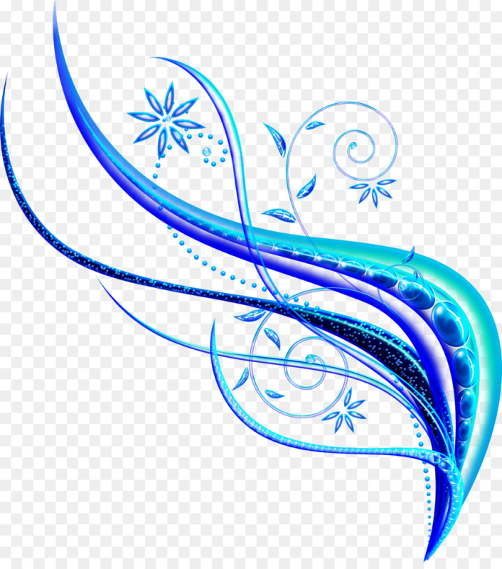 Синие узоры на белом фоне