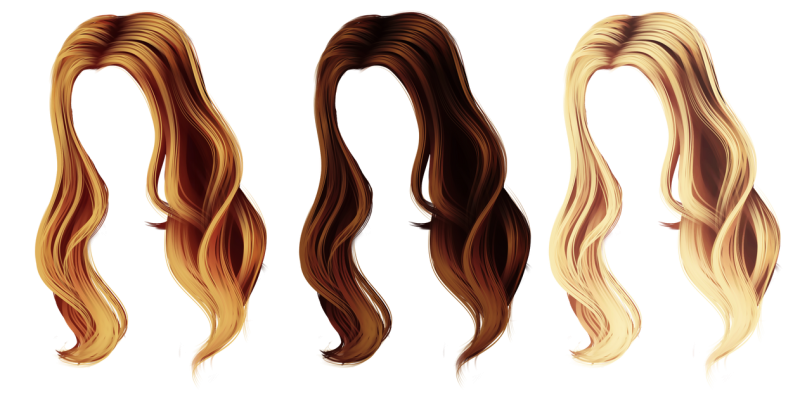 Светлые волосы для фотошопа