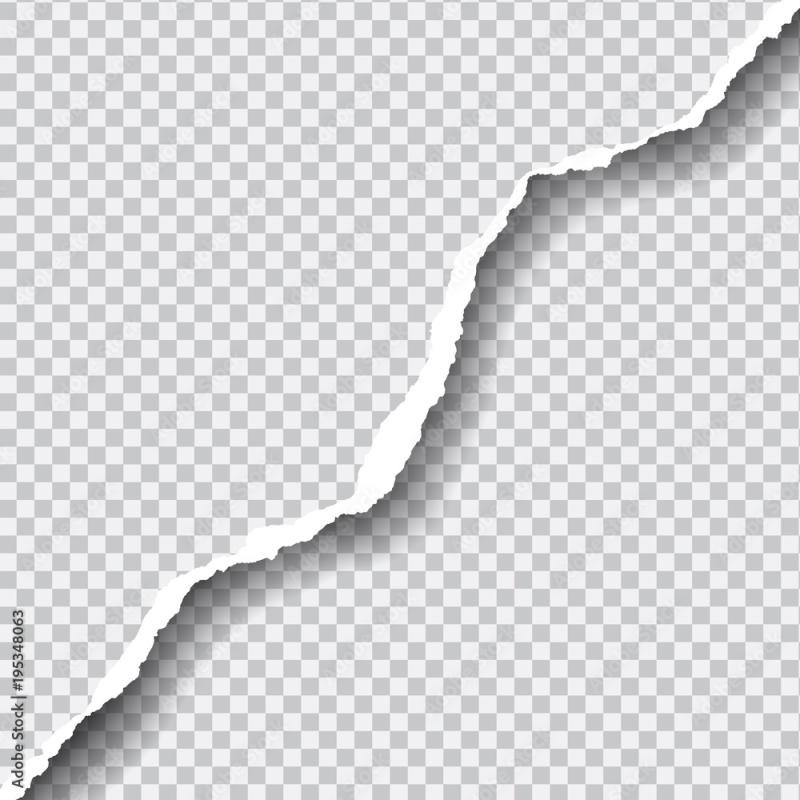 Линия порванной бумаги