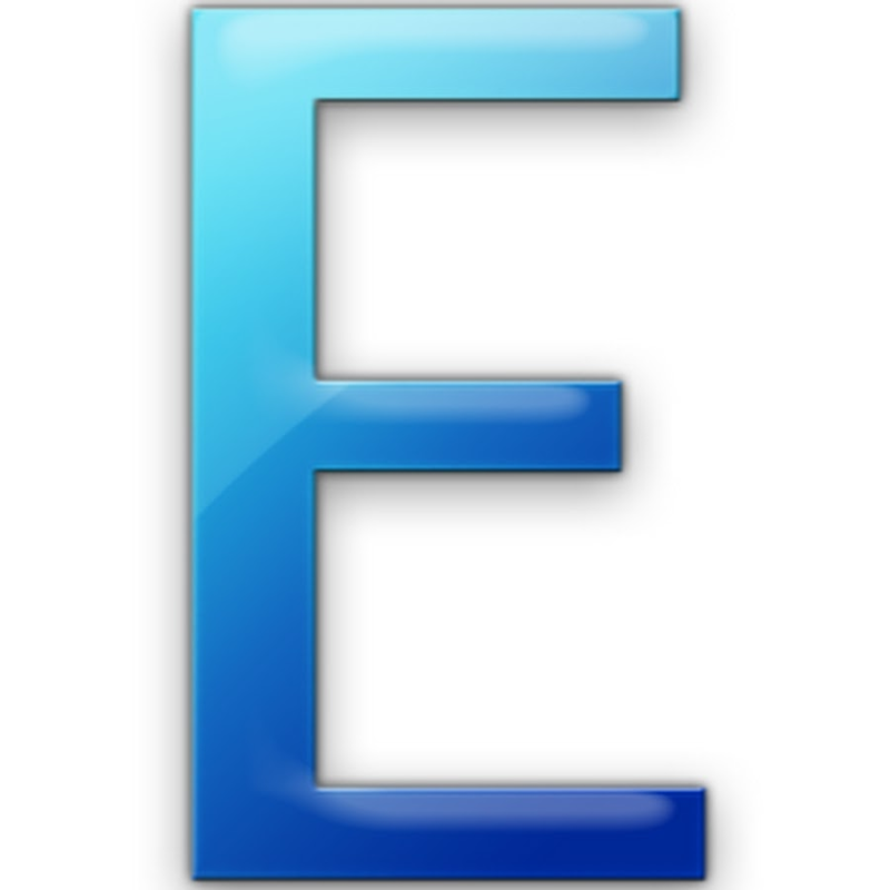 Большая буква е