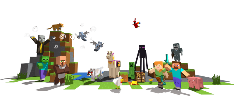 Персонажи из МАЙНКРАФТА