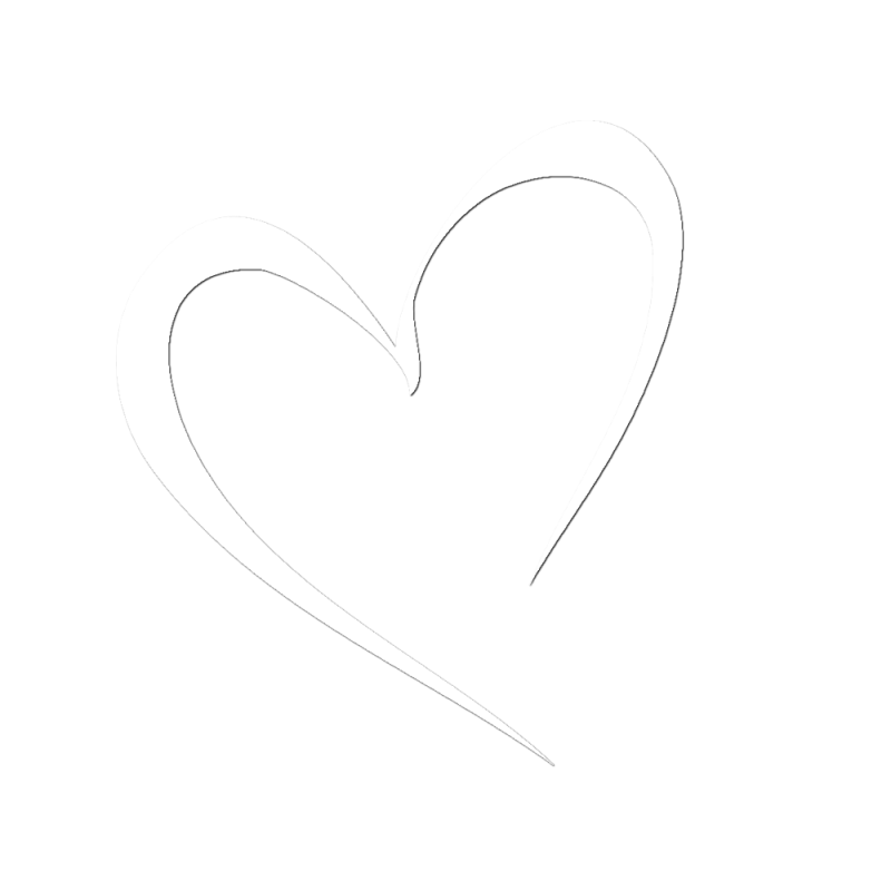 Белое сердце на прозрачном фоне